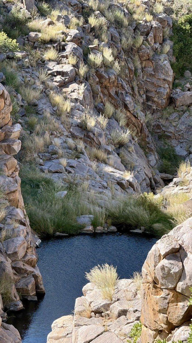 A hidden pool in the hills